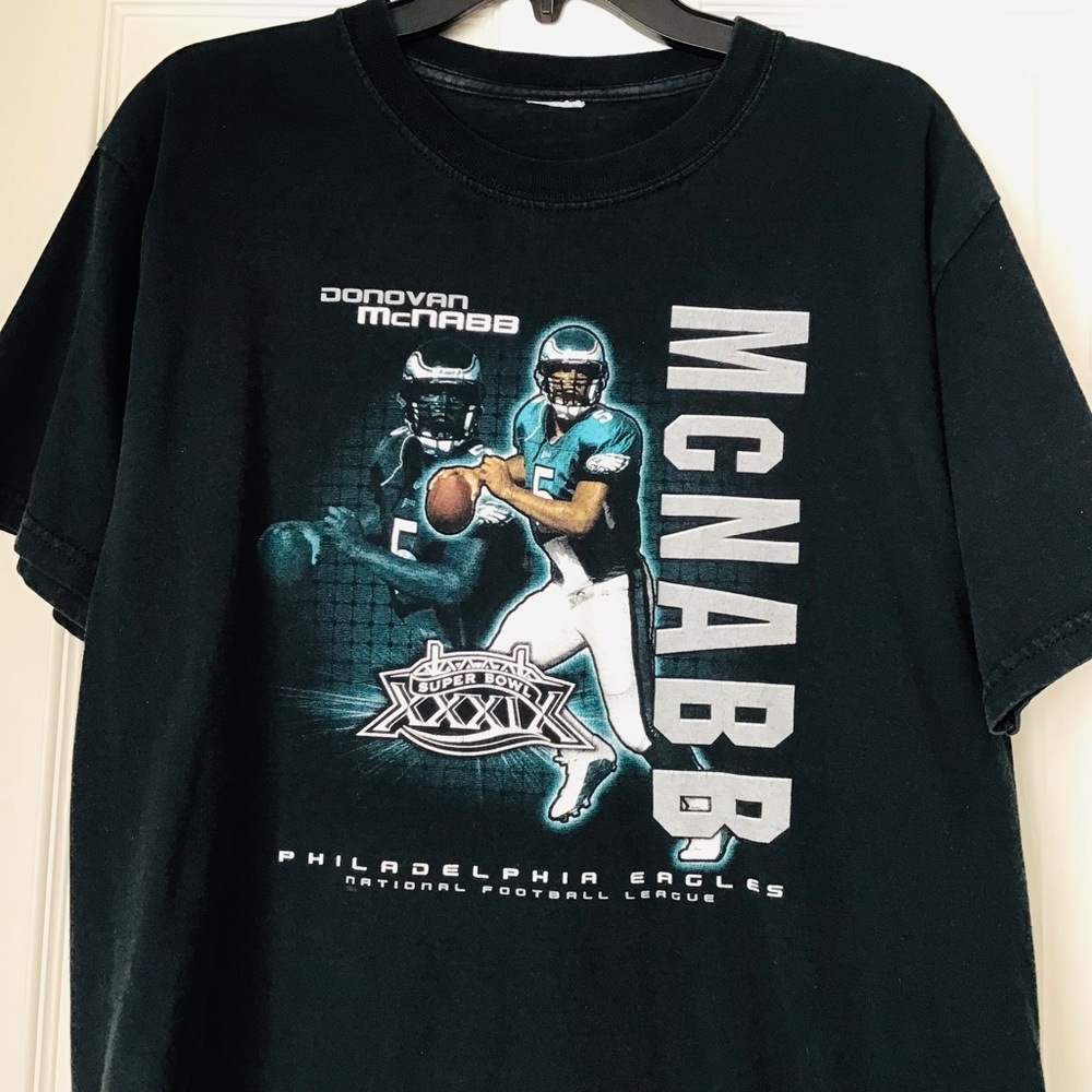 2005 Super Bowl Philadelphia Eagles McNabb T-shirt